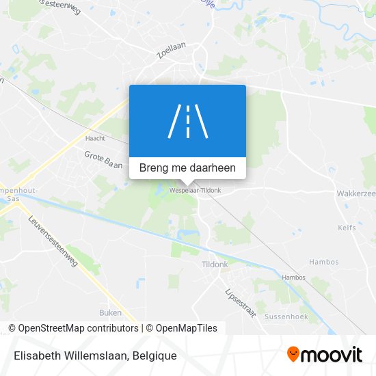 Elisabeth Willemslaan kaart