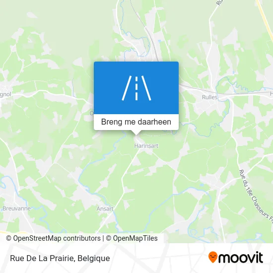 Rue De La Prairie kaart