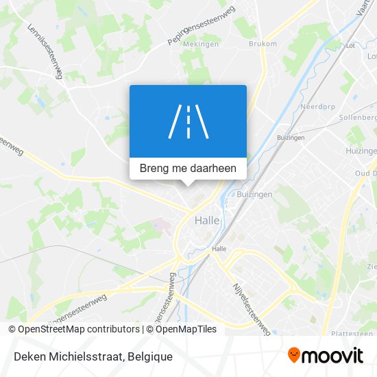 Deken Michielsstraat kaart