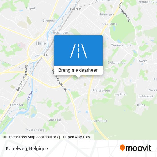 Kapelweg kaart