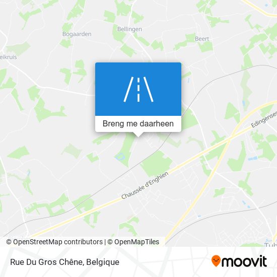 Rue Du Gros Chêne kaart