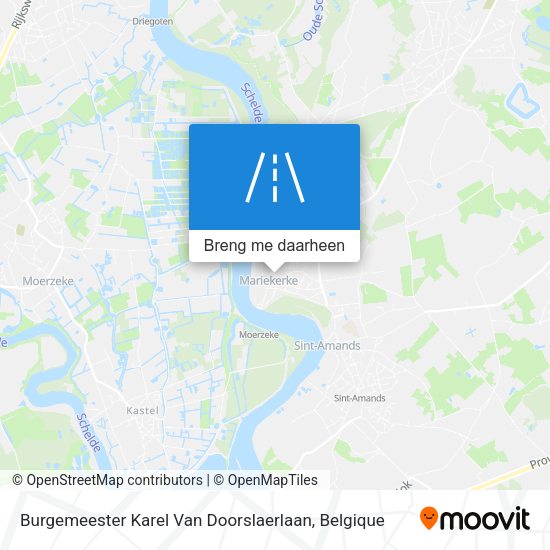 Burgemeester Karel Van Doorslaerlaan kaart