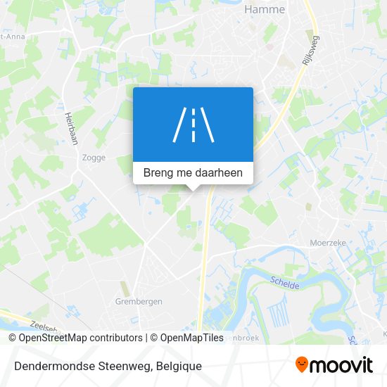 Dendermondse Steenweg kaart