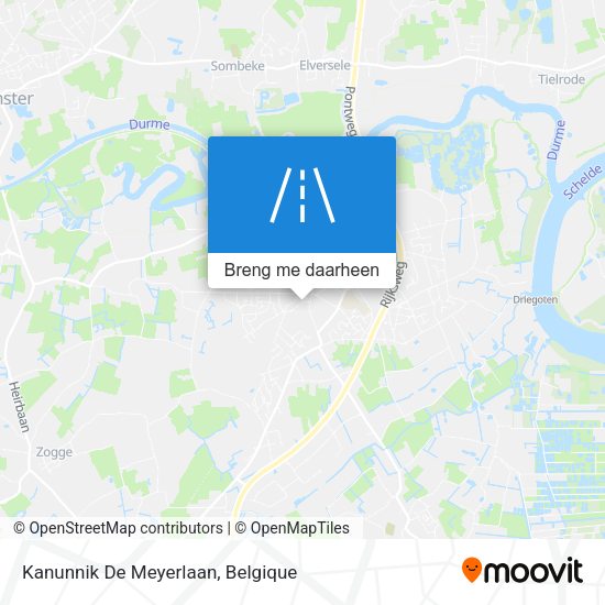 Kanunnik De Meyerlaan kaart