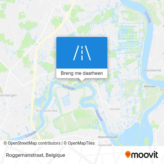 Roggemanstraat kaart