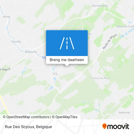Rue Des Scyoux kaart