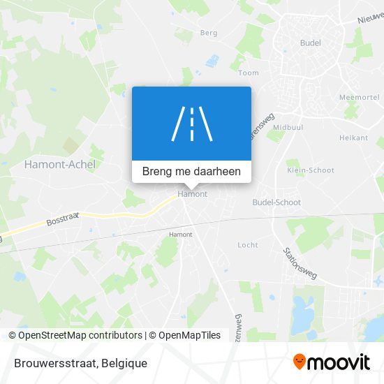 Brouwersstraat kaart