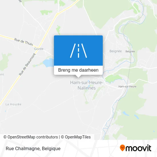 Rue Chalmagne kaart