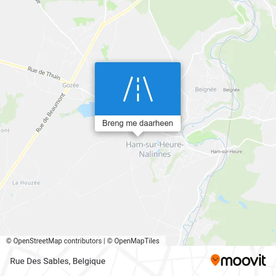 Rue Des Sables kaart