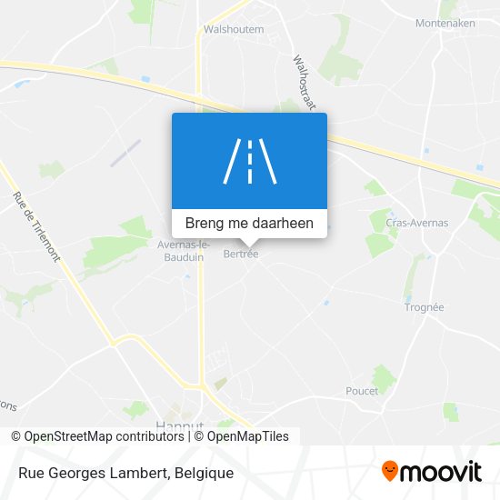 Rue Georges Lambert kaart