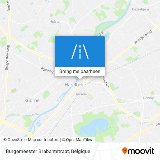 Burgemeester Brabantstraat kaart