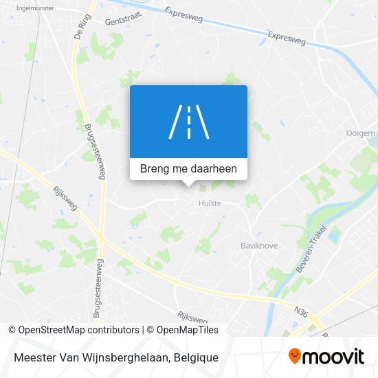 Meester Van Wijnsberghelaan kaart