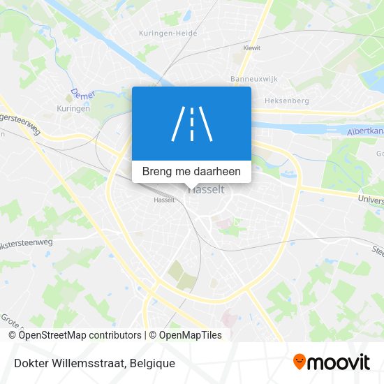 Dokter Willemsstraat kaart