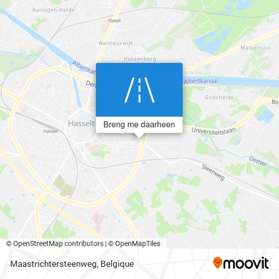 Maastrichtersteenweg kaart
