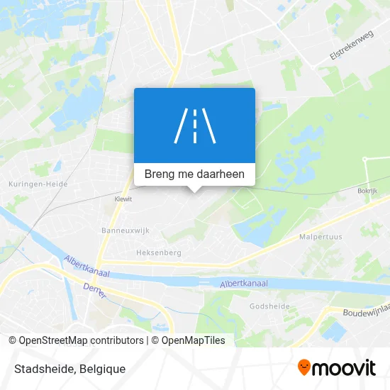 Stadsheide kaart