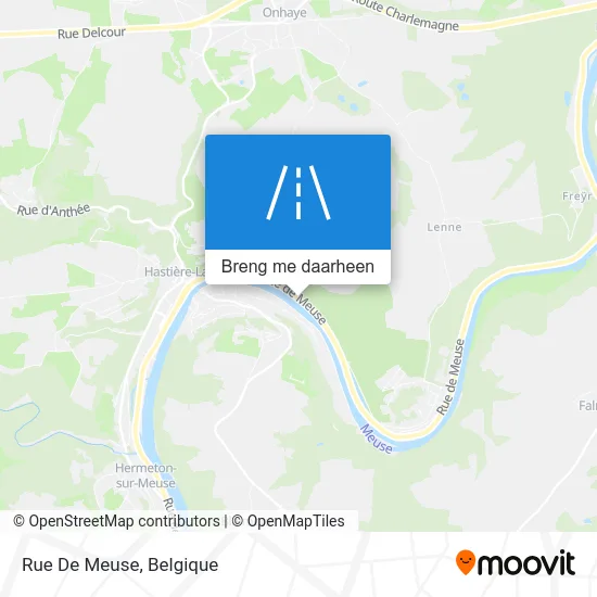Rue De Meuse kaart
