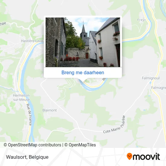 Waulsort kaart