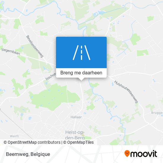 Beemweg kaart