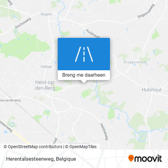 Herentalsesteenweg kaart