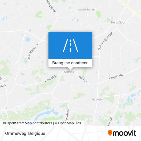 Ommeweg kaart