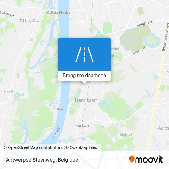 Antwerpse Steenweg kaart