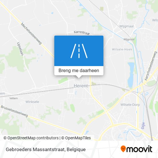 Gebroeders Massantstraat kaart