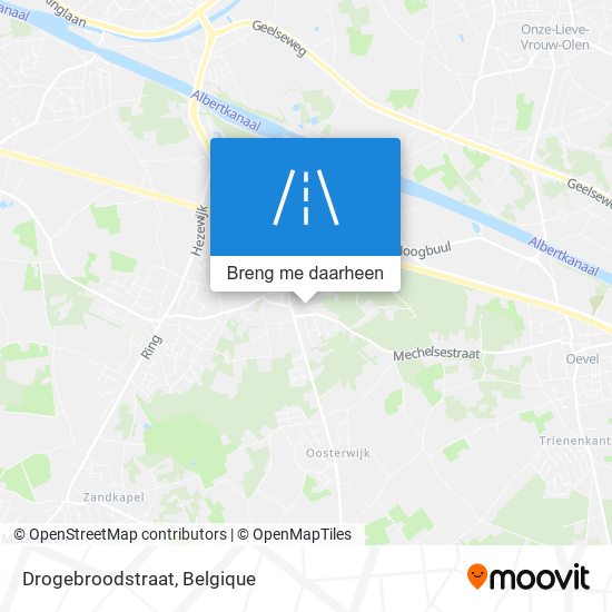 Drogebroodstraat kaart