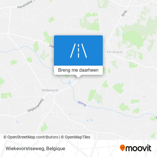 Wiekevorstseweg kaart