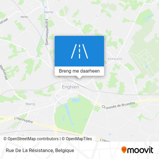 Rue De La Résistance kaart