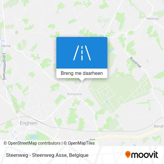 Steenweg - Steenweg Asse kaart