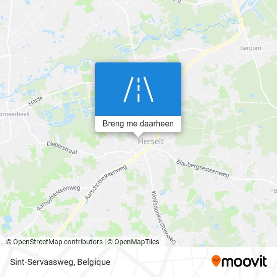 Sint-Servaasweg kaart