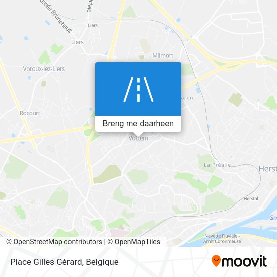 Place Gilles Gérard kaart