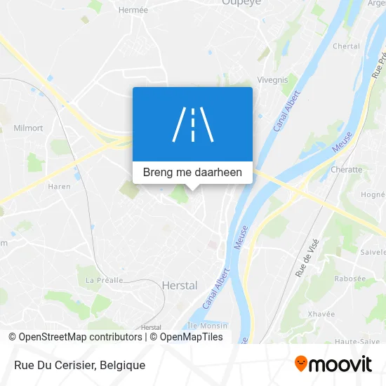 Rue Du Cerisier kaart