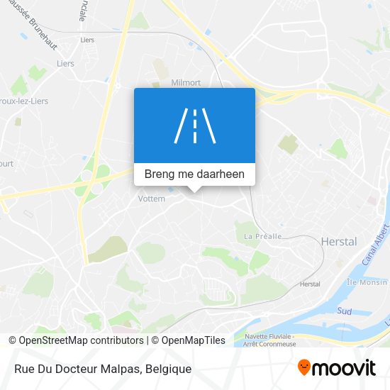 Rue Du Docteur Malpas kaart
