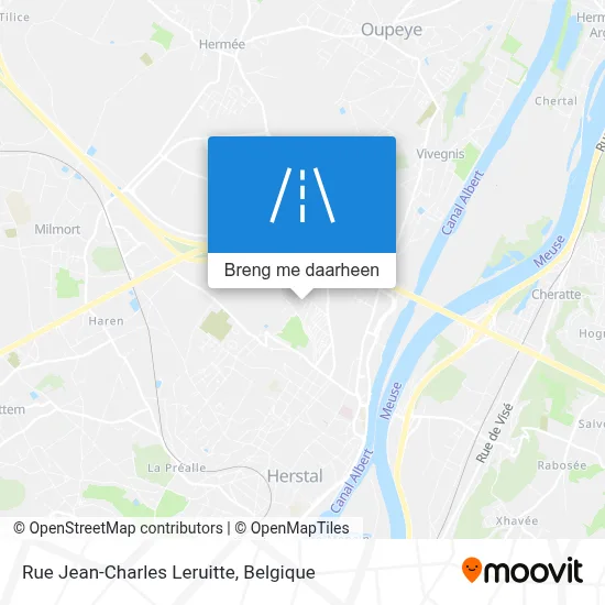 Rue Jean-Charles Leruitte kaart
