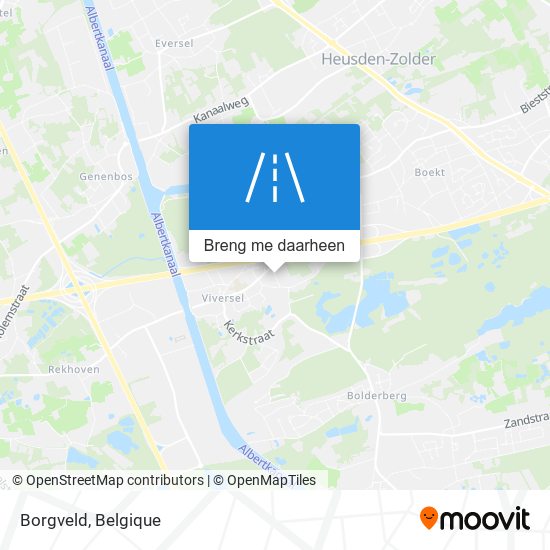 Borgveld kaart