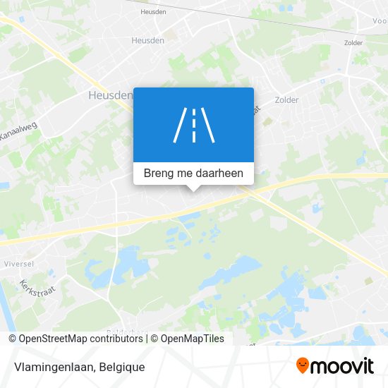 Vlamingenlaan kaart