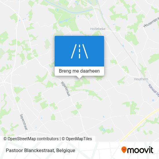 Pastoor Blanckestraat kaart