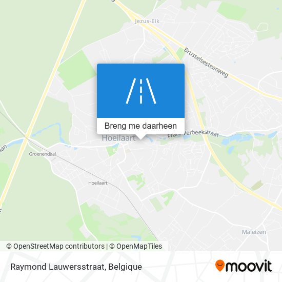 Raymond Lauwersstraat kaart