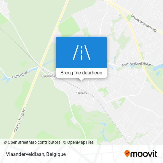 Vlaanderveldlaan kaart