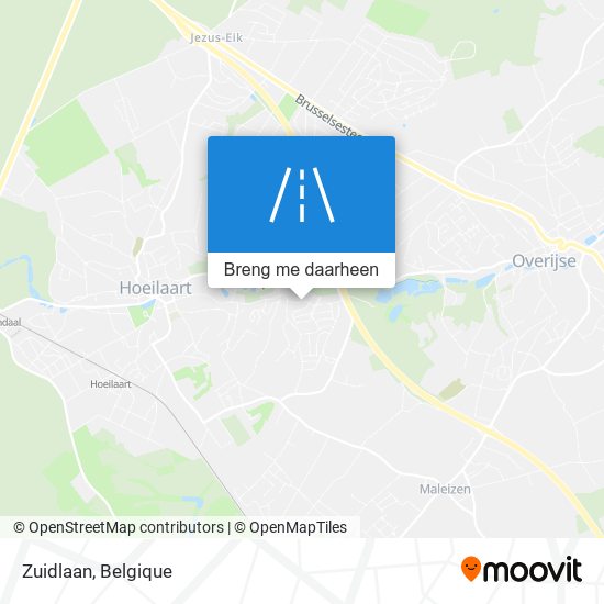 Zuidlaan kaart