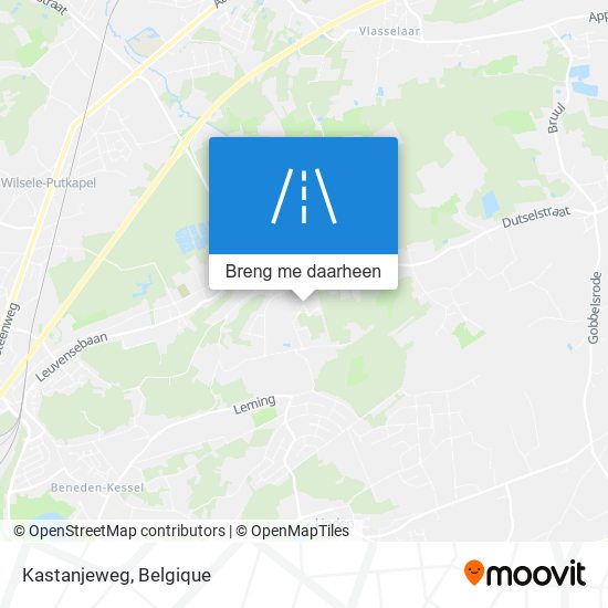 Kastanjeweg kaart