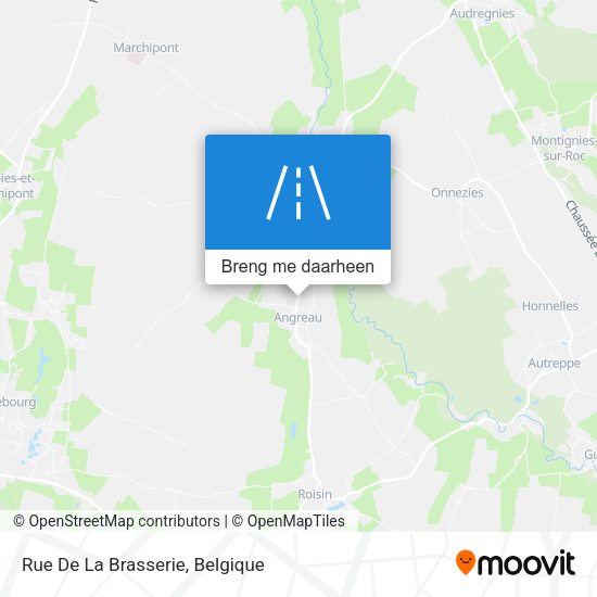 Rue De La Brasserie kaart