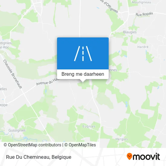 Rue Du Chemineau kaart