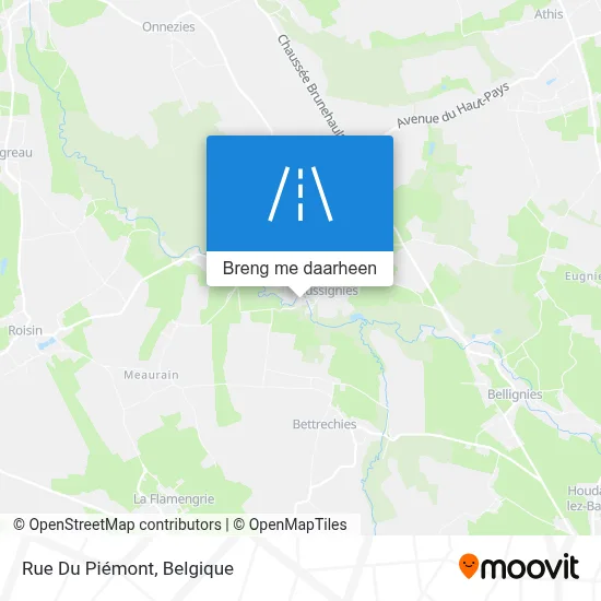 Rue Du Piémont kaart