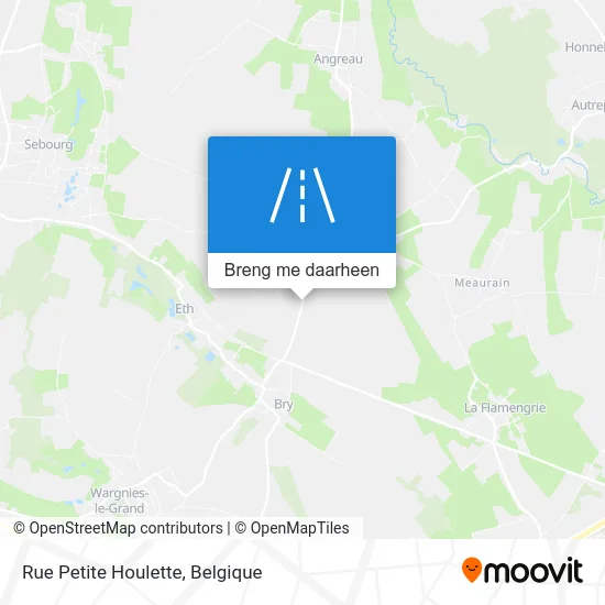 Rue Petite Houlette kaart