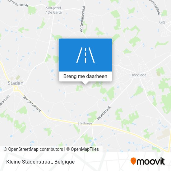 Kleine Stadenstraat kaart