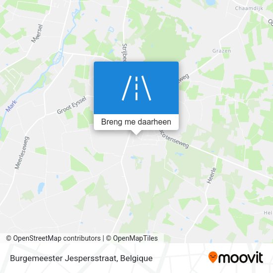 Burgemeester Jespersstraat kaart