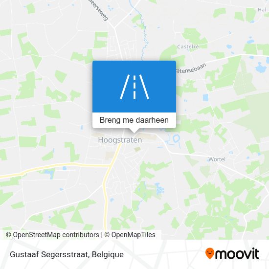 Gustaaf Segersstraat kaart