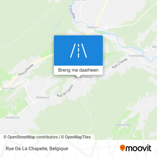 Rue De La Chapelle kaart